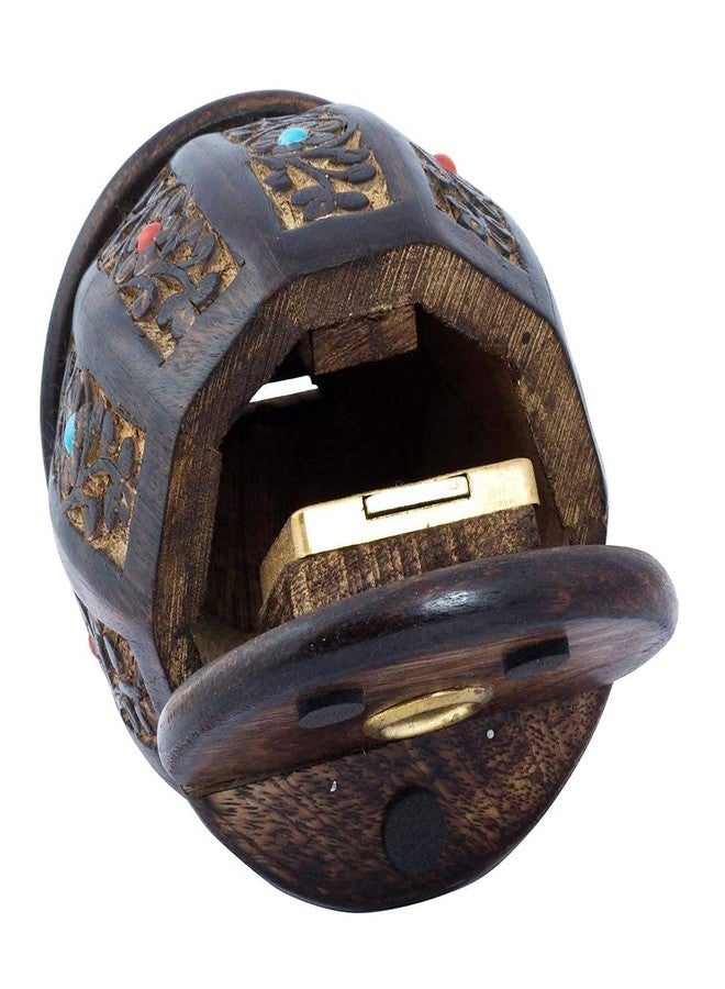 MITRIA TRADERS Wooden Money Bank - Big Size Master Size Large Piggy Bank Wooden For Kids And Adults (Brown), Traditional - Image 3